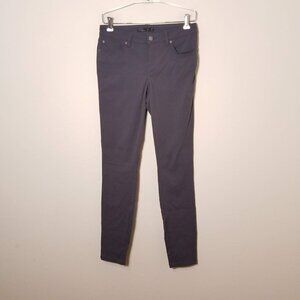 Prana Pants Womens 6 Gray Briann Skinny Leg Stretch Zion Fabric W4317RG08